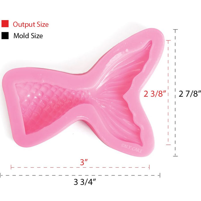 Mermaid Tail Silicone Mold - NY Cake | Cake Decorating & Baking Supplies