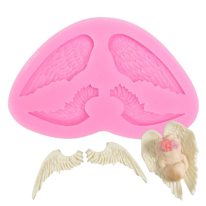 Angel Wings 4 Cavity - NY Cake | Cake Decorating & Baking Supplies