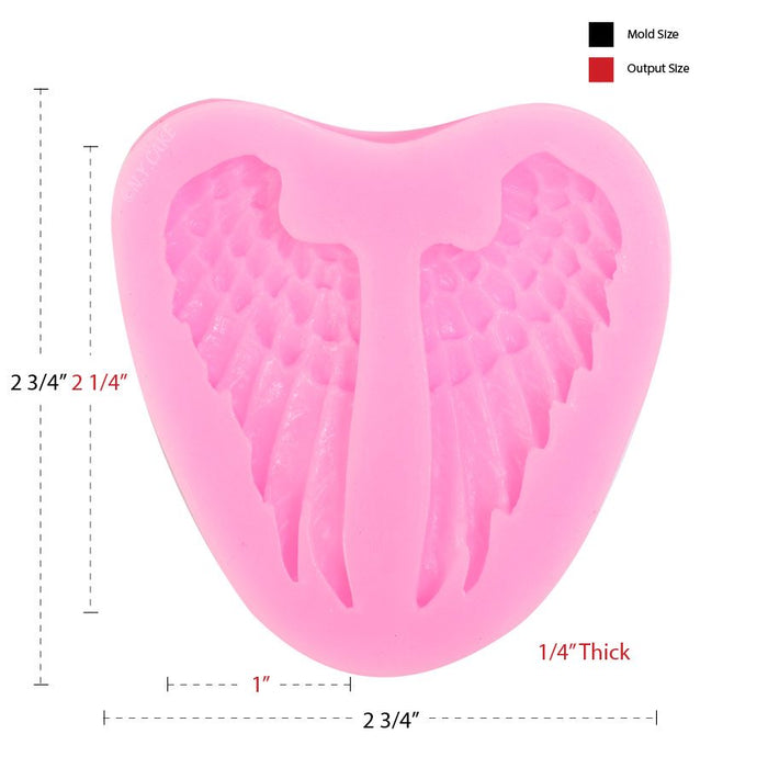 Angel Wings 2 Cavity - NY Cake | Cake Decorating & Baking Supplies