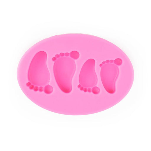 Baby Feet Silicone Fondant Mold - NY Cake | Cake Decorating & Baking Supplies