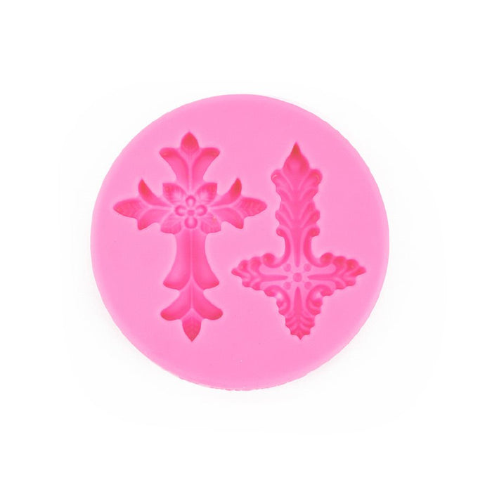 Fancy Cross Fondant Silicone Fondant Mold - NY Cake | Cake Decorating & Baking Supplies