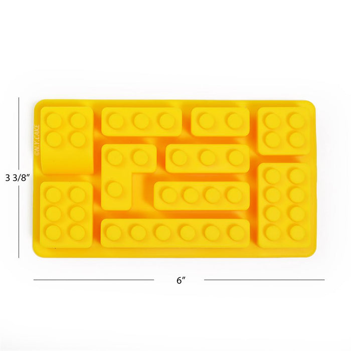 Block Silicone Mold (Lego) 10 Cavity - NY Cake | Cake Decorating & Baking Supplies