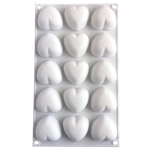 Small Pillow Heart Silicone Baking & Freezing Mold - NY Cake | Cake Decorating & Baking Supplies