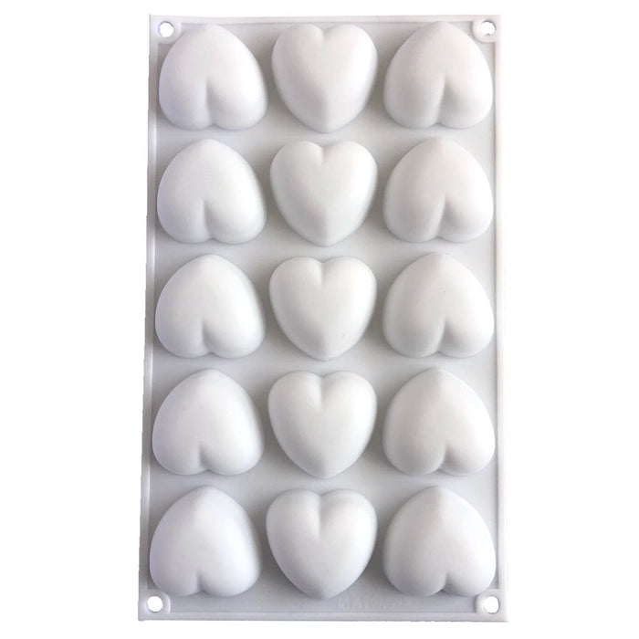 Small Pillow Heart Silicone Baking & Freezing Mold - NY Cake | Cake Decorating & Baking Supplies