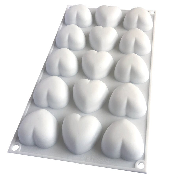 Small Pillow Heart Silicone Baking & Freezing Mold - NY Cake | Cake Decorating & Baking Supplies