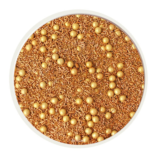 Gold Sprinkle Mix 4 Oz - NY Cake | Cake Decorating & Baking Supplies