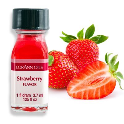 Strawberry Oil Flavoring 1 Dram - NY Cake | Cake Decorating & Baking Supplies