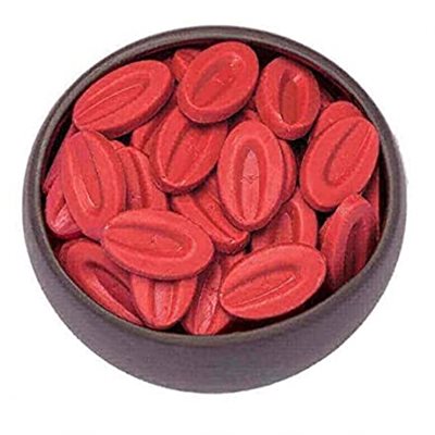 Strawberry Inspiration 37% Cocoa Feves By Valrhona 8 oz - NY Cake | Cake Decorating & Baking Supplies