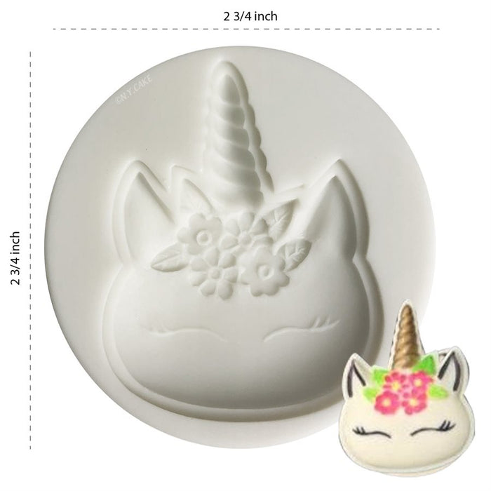 Unicorn Silicone Mold Set of 6 - NY Cake | Cake Decorating & Baking Supplies