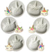 Unicorn Silicone Mold Set of 6 - NY Cake | Cake Decorating & Baking Supplies