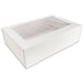 white mini cupcake box with window holds 12 mini cupcakes