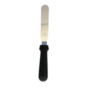 8 Inch Blade Straight Spatula w / Plastic Handle