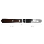 4 Inch Blade Angled Spatula w / Wooden Handle