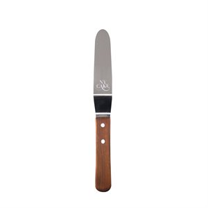 4 Inch Blade Angled Spatula w / Wooden Handle