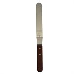 8 Inch Blade Angled Spatula w / Wooden Handle