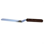 8 Inch Blade Angled Spatula w / Wooden Handle