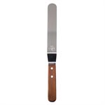 8 Inch Blade Angled Spatula w / Wooden Handle