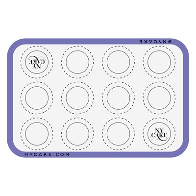 3" Round Double-Sided Macaron Mat (Half-Sheet)