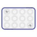 3" Round Double-Sided Macaron Mat (Half-Sheet)