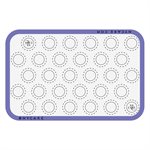 3" Round Double-Sided Macaron Mat (Half-Sheet)