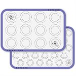 3" Round Double-Sided Macaron Mat (Half-Sheet)