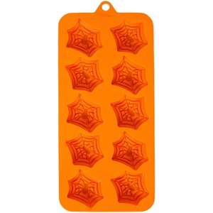 Halloween Spider Web Silicone Treat Mold - 12 Cavity