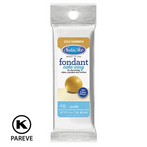 Gold Shimmer Fondant 4.4 oz.