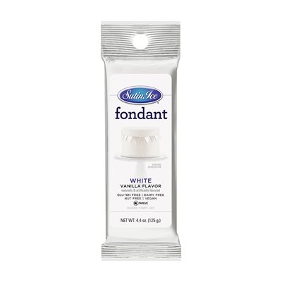 Satin Ice White Fondant 4.4 oz.