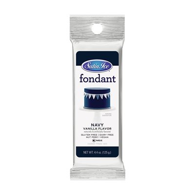 Satin Ice Navy Fondant 4.4 oz.