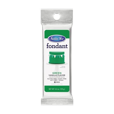 Satin Ice Green Fondant 4.4 oz.