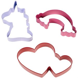 VALENTINE'S DAY MAGICAL COOKIE CUTTER SET, 3-PIECE