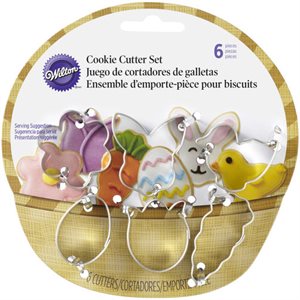 Easter Mini Metal Basket 6 pcs By Wilton