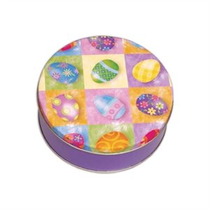 Easter Egg Cookie Tin 6 Inch