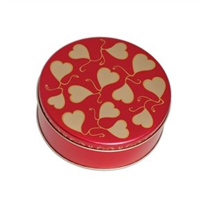 Sweetheart Cookie Tin 6 Inch