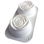 Rose Silicone Baking & Freezing Mold 2 Cavity