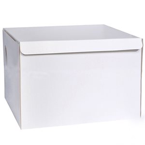 10x10x8 White Cake Box (Single)