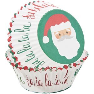 Santa Baking Cups 75ct