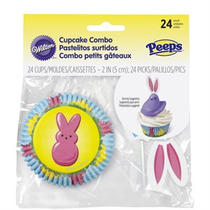 Peeps Baking Cups& Fun Picks By Wilton