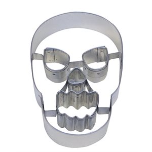 Skull Cookie Cutter with Cut Outs 3 1 / 4 Inch