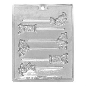 Halloween Assortment Small Lollipop Chocolate Candy Mold