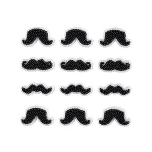 Moustache Shapes Icing Decorations 