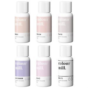 Nude 6-Pack Oil-Based Coloring - 20mL each by Colour Mill