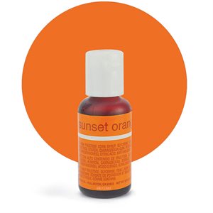 Sunset Orange Liqua-Gel Color - .70 ounce By Chefmaster