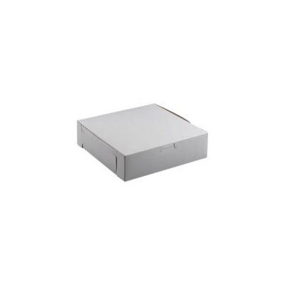 10 X 10 X 2 1 / 2 Inch White Cake Box Pack of 5