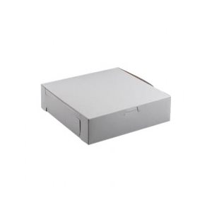 10 X 10 X 2 1 / 2 Inch White Cake Box Pack of 5