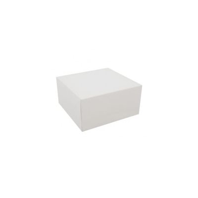 10 X 10 X 5 Inch White Cake Box 