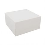 6 X 6 X 4 Inch White Cake Box 