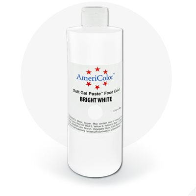 Bright White Gel Paste 20 Ounces By Americolor