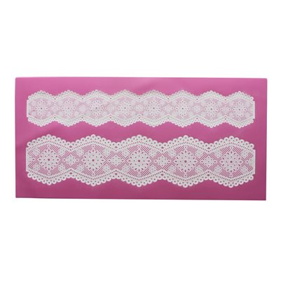 Broderie Anglais Half Cake Lace Mat By Claire Bowman