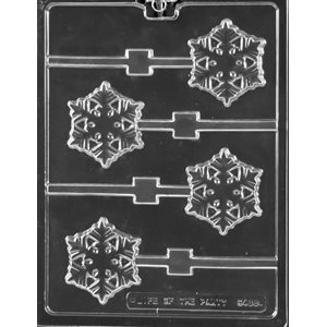 Frozen Snowflake Lollipop Chocolate Candy Mold